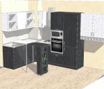 Авангардни кухненски мебели за мезонет София Авангардни кухненски мебели за мезонет София
